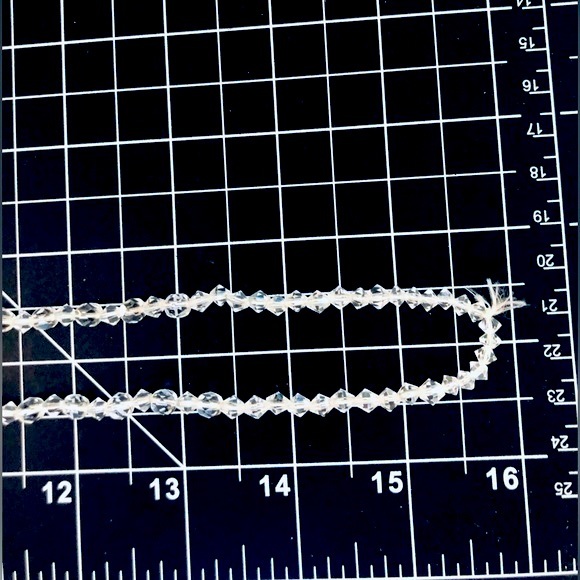 Vintage Deco Crystal Clear Necklace - Picture 7 of 17